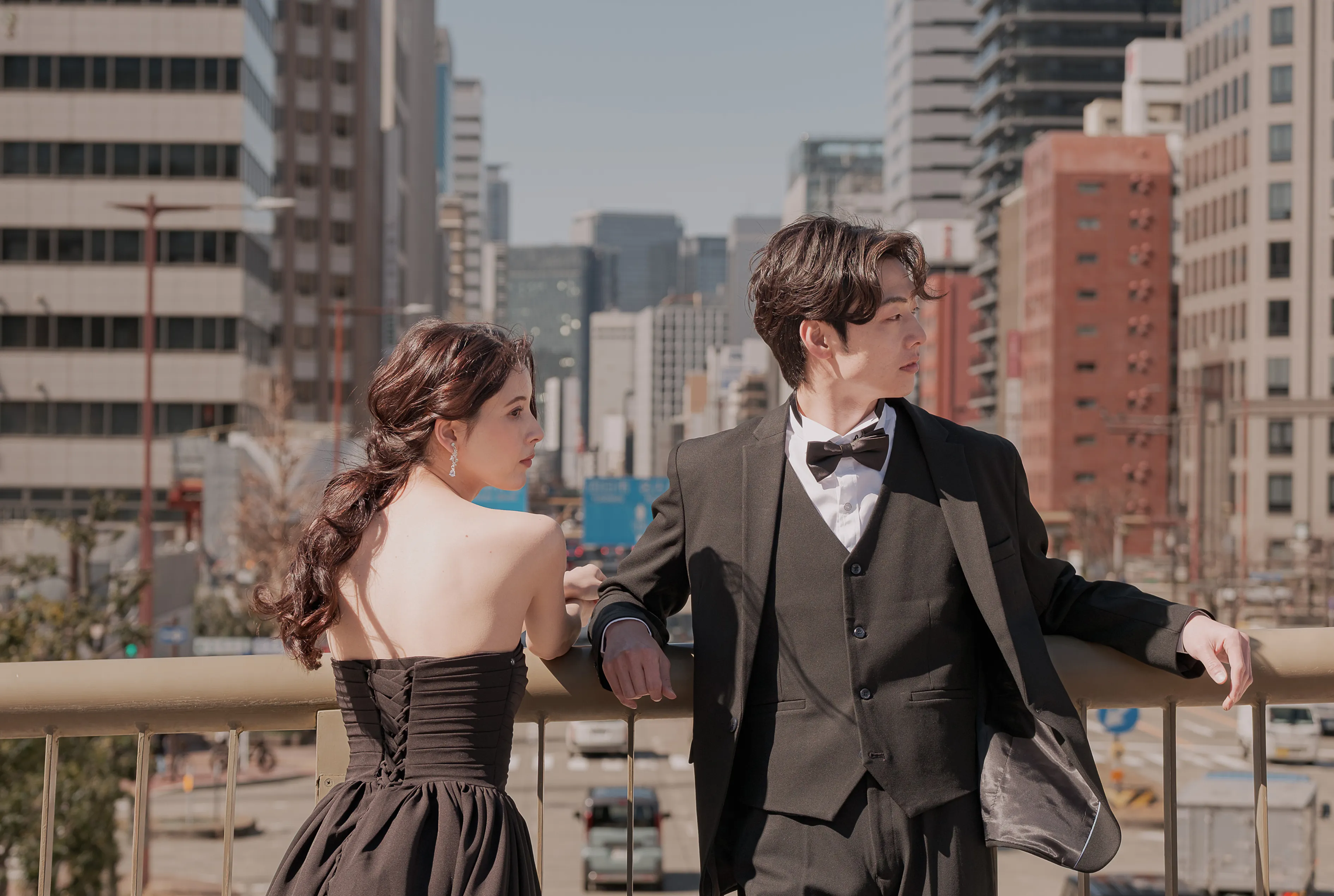 愛知・名古屋のロケーションで撮影したウェディングフォト（セントラルパーク）