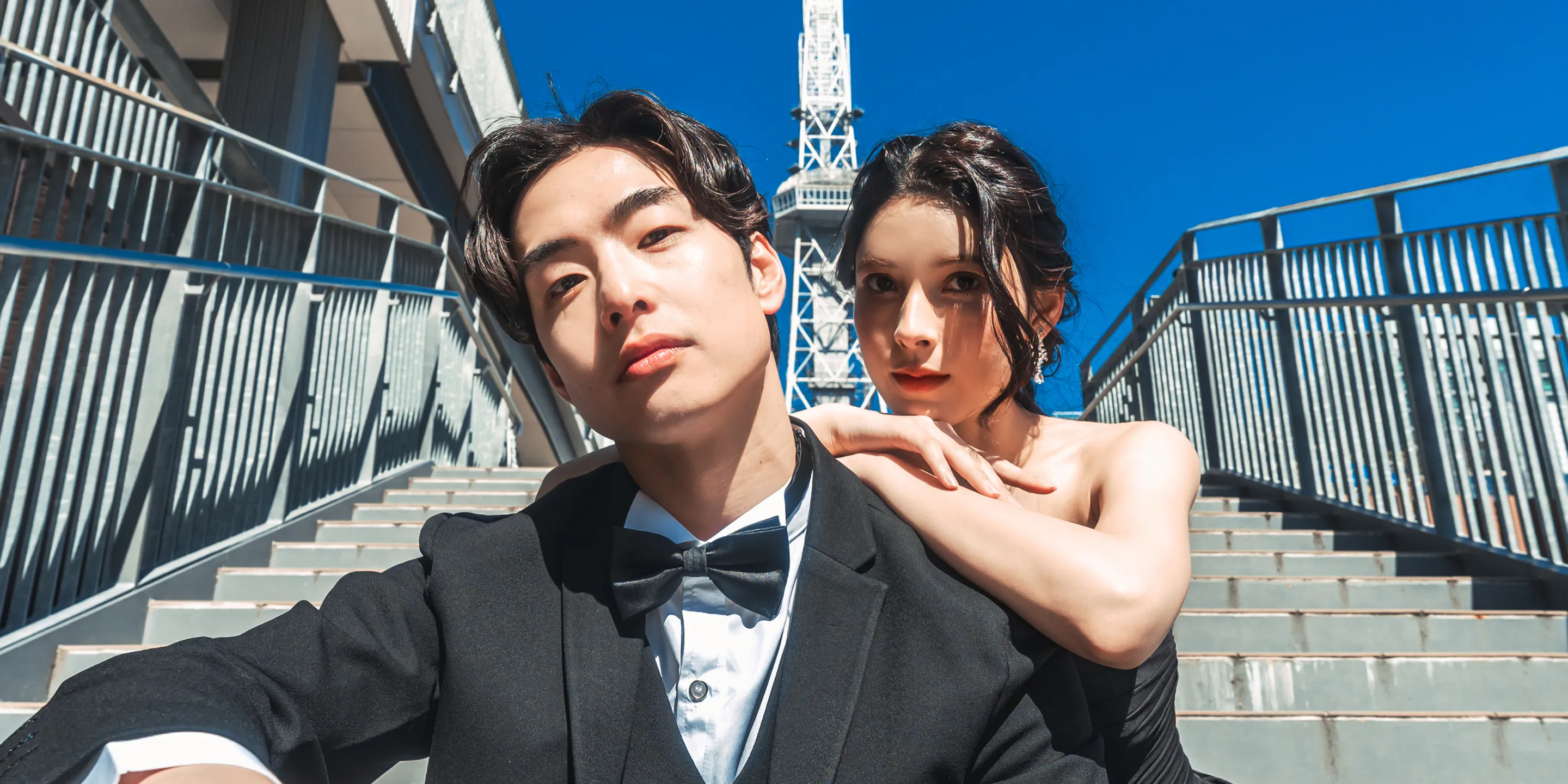 愛知・名古屋のロケーションで撮影したウェディングフォト（セントラルパーク）