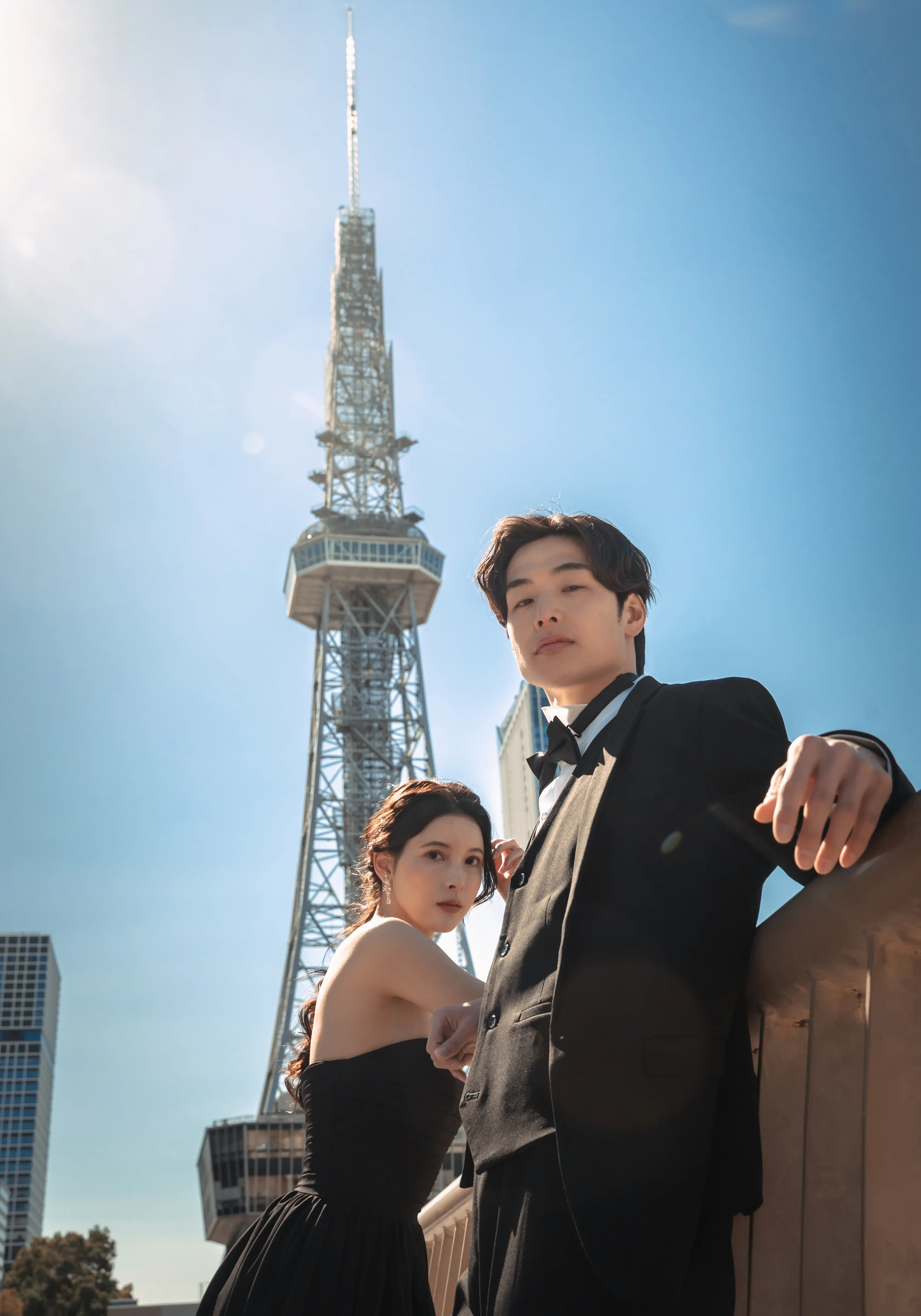 愛知・名古屋のロケーションで撮影したフォトウェディング（久屋大通公園）