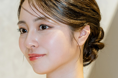 ほくろ、しみ、ニキビシワ消しをしてくれる前撮り写真