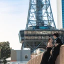 愛知・名古屋のロケーションで撮影したフォトウェディング（テレビ塔）