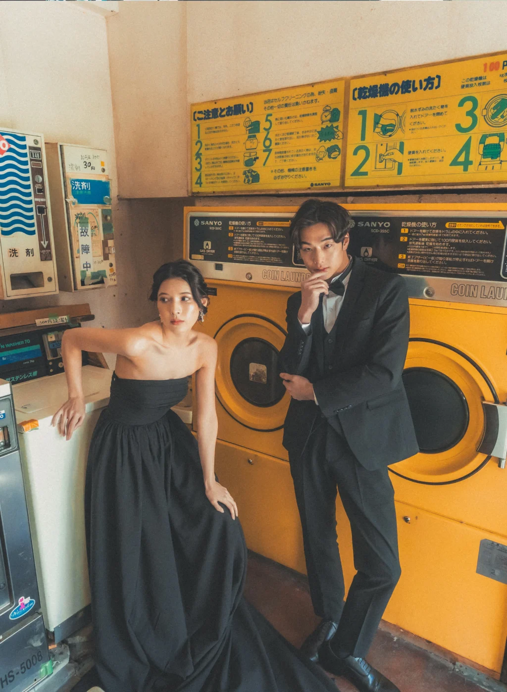 愛知・名古屋のロケーションで撮影した前撮り（大須商店街）