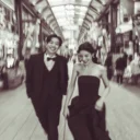 愛知・名古屋のロケーションで撮影したウェディングフォト（大須商店街）