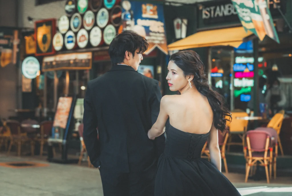 愛知・名古屋のロケーションで撮影したフォトウェディング（大須商店街）