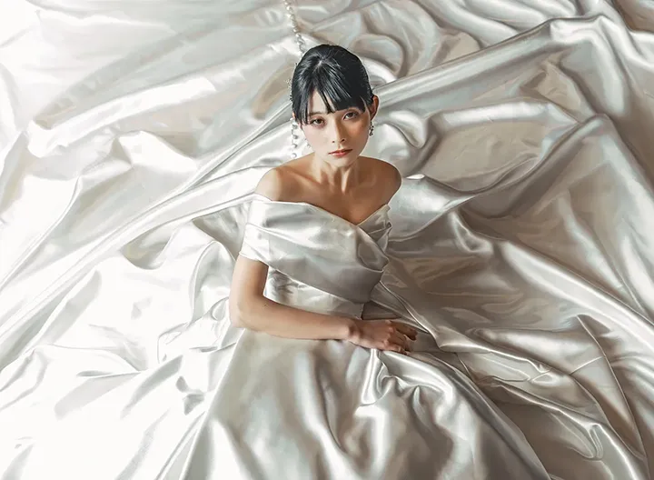 東京で撮影した新郎新婦のウェディングフォト写真