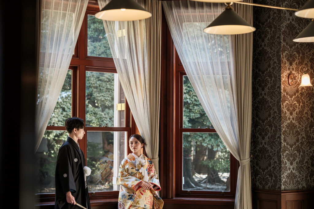 邸宅での前撮り