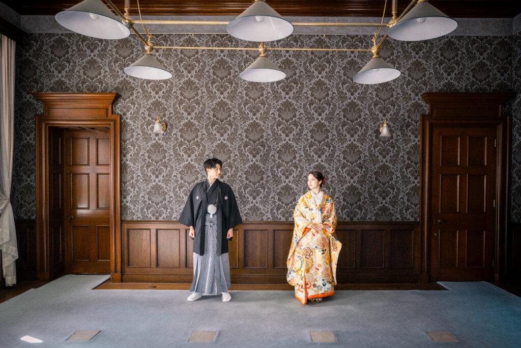 旧古河邸での和装ウェディングフォト