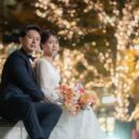 東京駅周辺・丸の内周辺でのフォトウェディング・前撮り・ウェディングフォト（洋装・ウェディングドレス）・イルミネーション