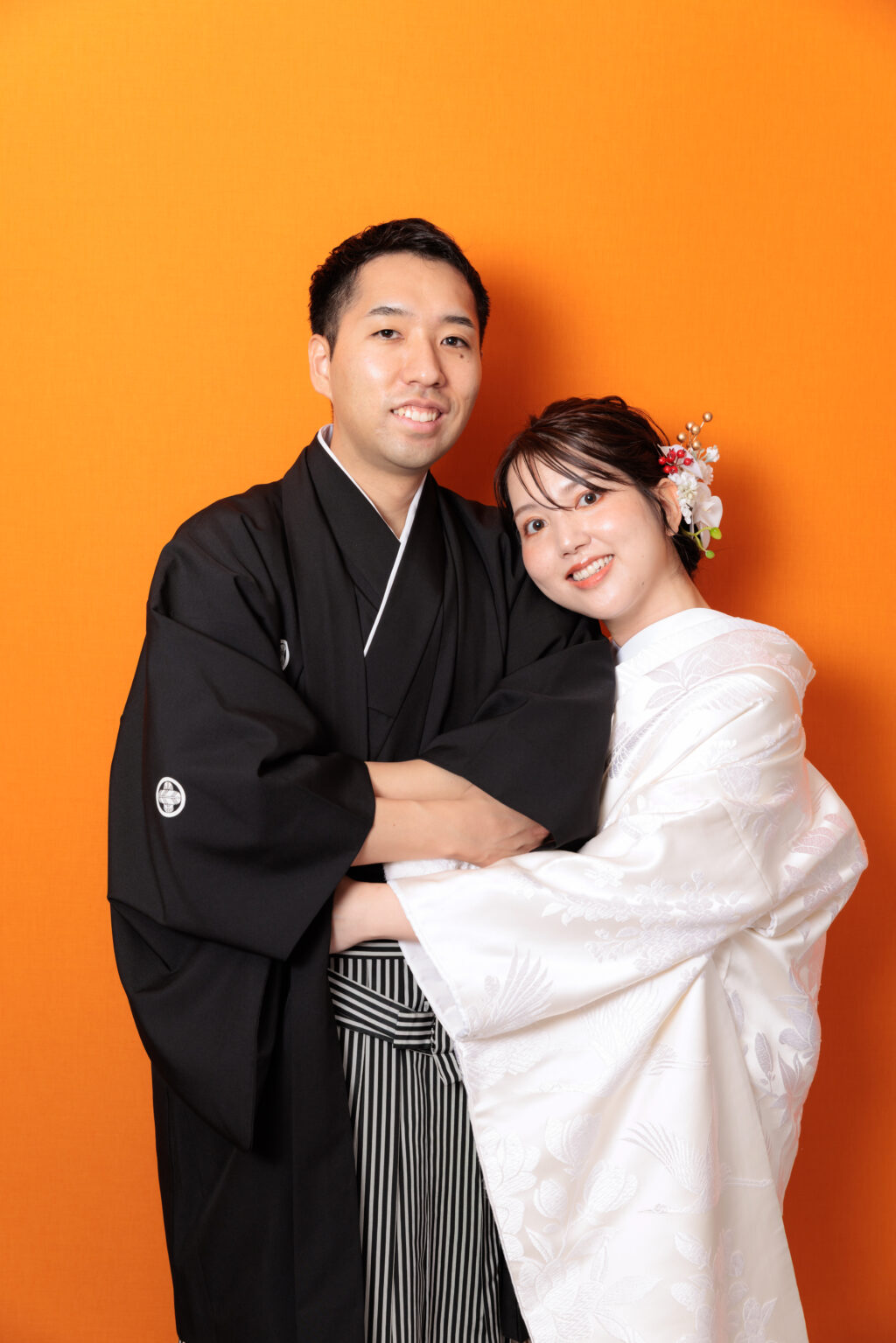 和装でのスタジオフォトウェディング（白無垢）