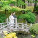 安田庭園でのフォトウェディング・前撮り・ウェディングフォト（和装）