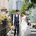東京駅周辺・丸の内周辺でのフォトウェディング・前撮り・ウェディングフォト(洋装・ウェディングドレス)