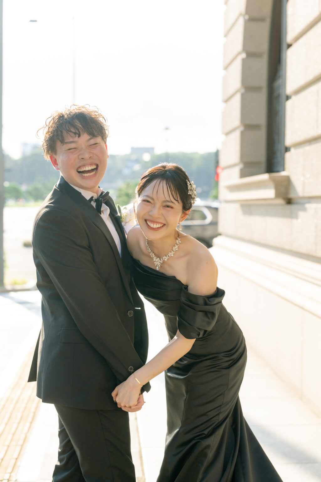 東京駅周辺でのフォトウェディング・前撮り・ウェディングフォト(洋装・ウェディングドレス)